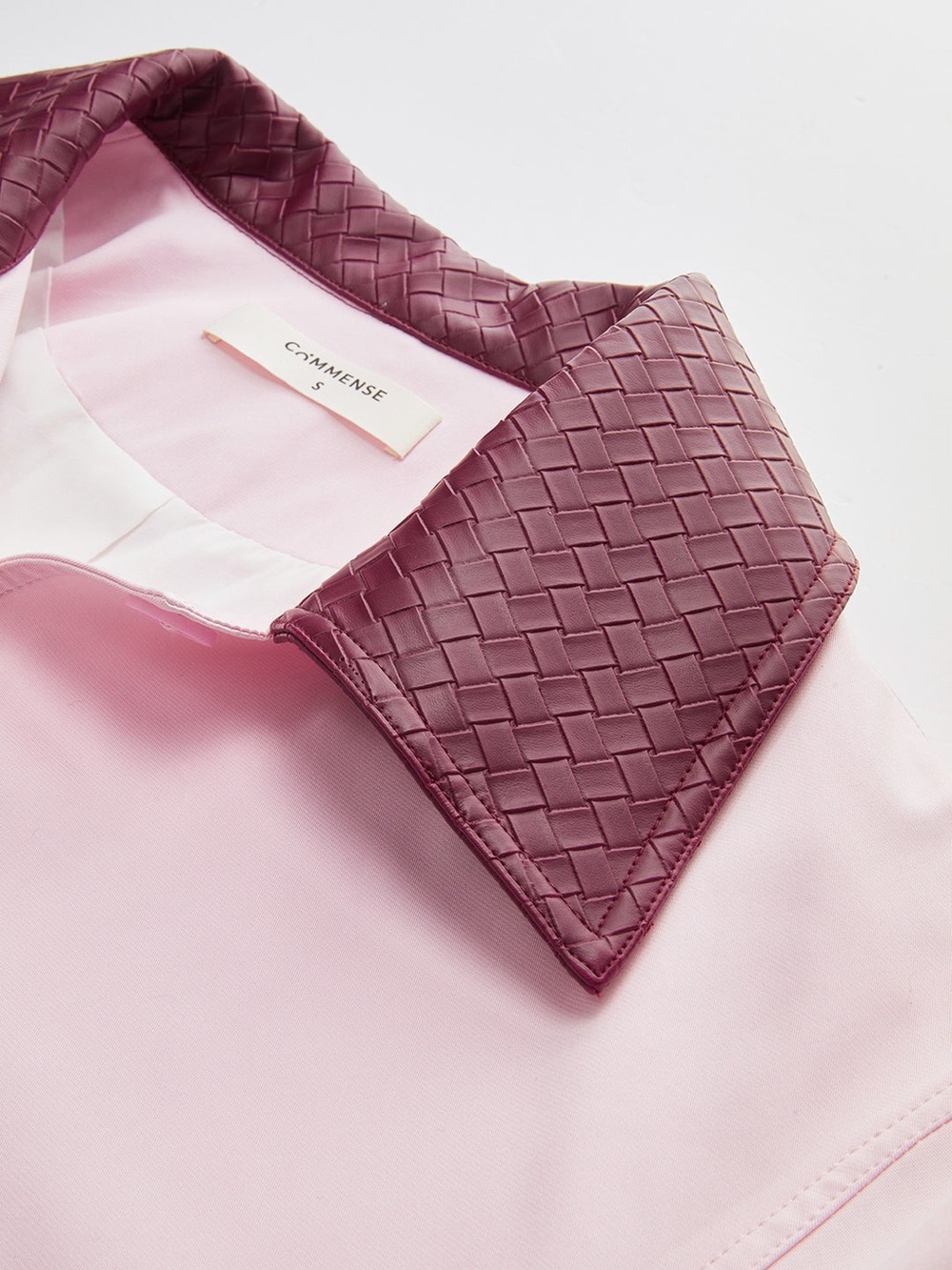 Commense PU Collar Cropped Jacket - Picture 3 of 6
